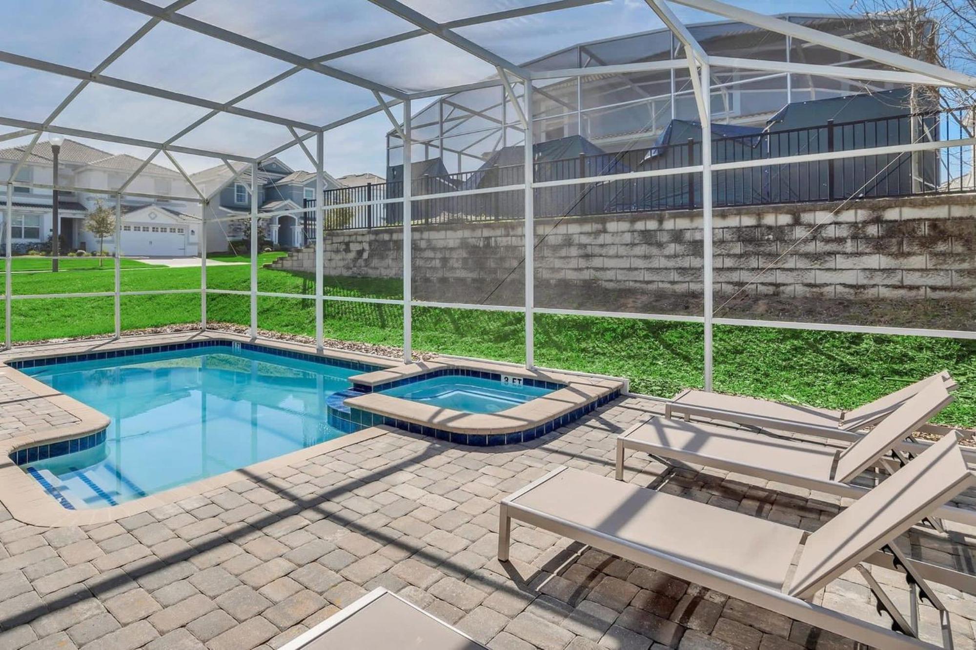 8Br Luxury - Sleeps 22 - Near Disney With Pool & Hot Tub! Davenport Exterior photo