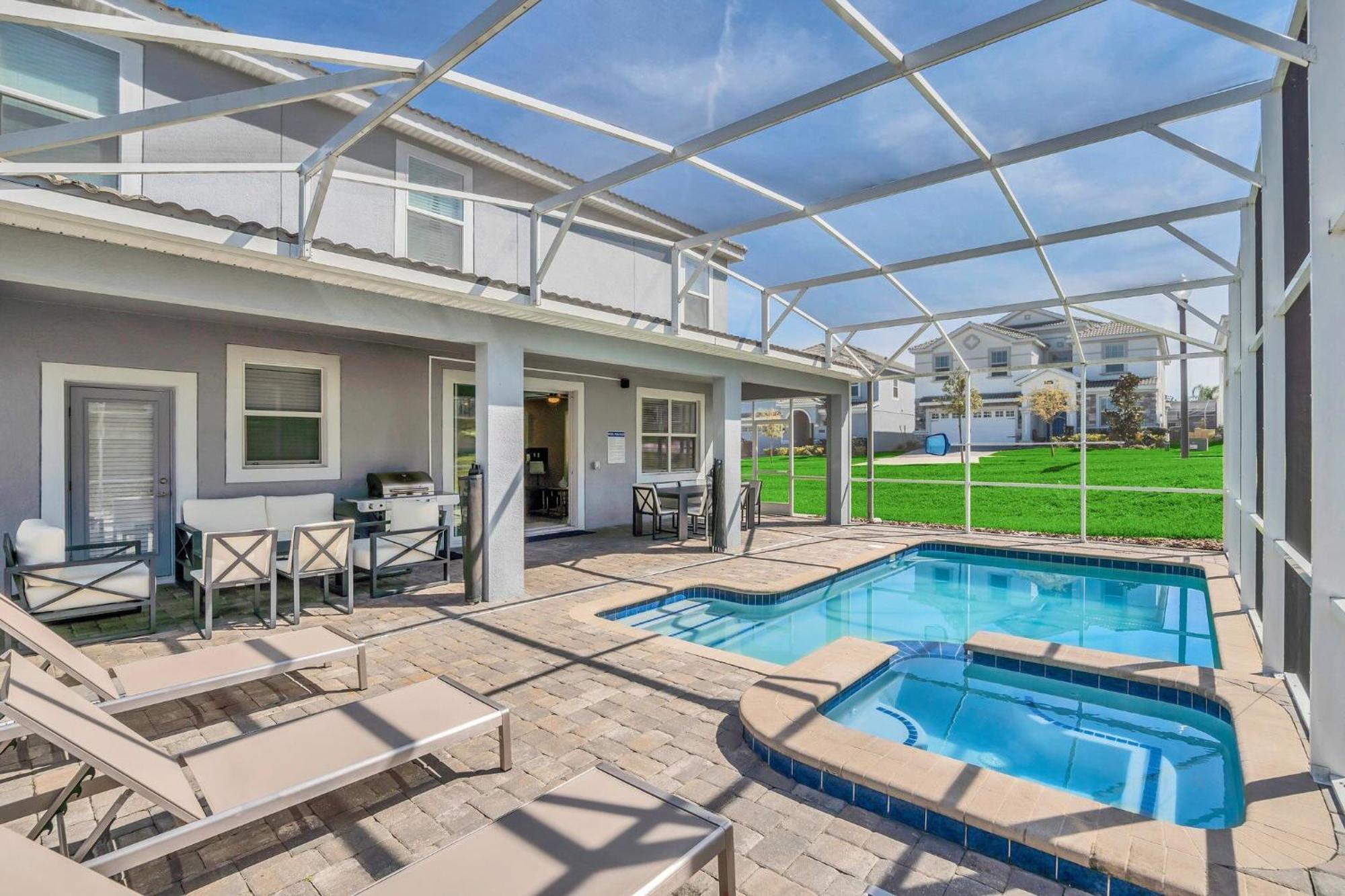8Br Luxury - Sleeps 22 - Near Disney With Pool & Hot Tub! Davenport Exterior photo